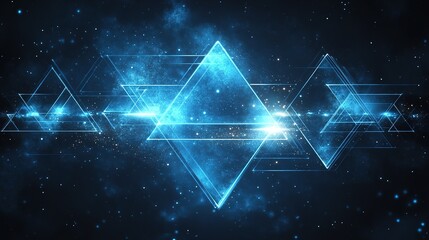 Poster - Dynamic abstract light patterns digital space graphic design futuristic environment aerial view visual concept for impact