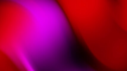 Wall Mural - Abstract gradient design featuring vibrant red and purple waves.