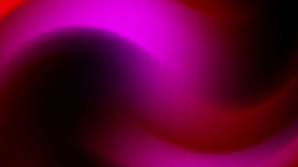 Wall Mural - Abstract gradient design with flowing waves in shades of red and pink.