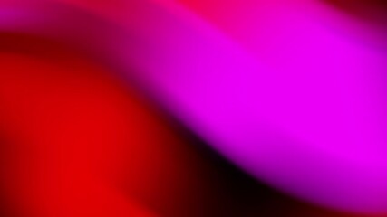 Wall Mural - Abstract wavy design featuring red and purple hues against a black background.