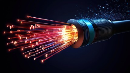Poster - High-Speed Fiber Optic Cable: The Future of Connectivity