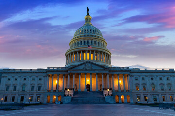 Wall Mural - The United States Capitol building