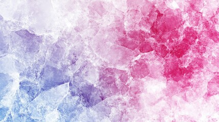 Wall Mural - Abstract ice texture with pink and blue gradient