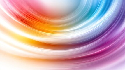 Wall Mural - Colorful abstract swirl background with smooth gradients