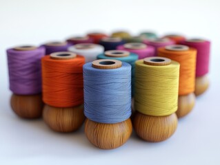 Poster - Stacked yarn or thread