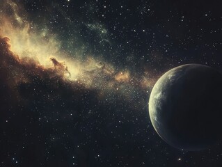 Wall Mural - planet in sky
