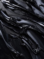 Poster - Black paint on black surface