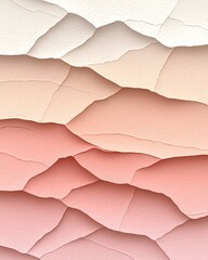 Poster - Serene Pastel Gradient Landscape with Textured Overlay for a Refined Contemporary Feel  Calming background featuring a gradient fade from pale coral to muted sandy shades