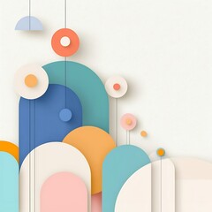 Poster - elegant pastel gradient background with a subtle textured noise accent a modern abstract composition