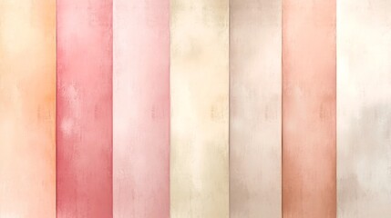 Poster - Serene pastel gradient canvas cascading from delicate pink to warm beige hues accented by a faint textured noise overlay conveying a chic modern vibe