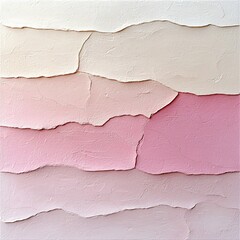 Poster - Soft Blush Pink to Beige Gradient Backdrop with a Delicate Textured Overlay Creating a Minimalist and Clean Design for a Contemporary Aesthetic and Natural Lighting