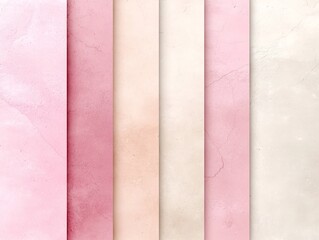 Poster - Pastel Gradient Composition with Seamless Blending of Soft Pink and Beige Hues Delicate Textured Overlay and a Chic Refined Visual Style