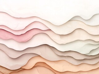 Poster - Elegant and Soothing Pastel Gradient Backdrop with Gentle Textured Overlay Evoking a Refined Contemporary Aesthetic for Versatile Design Applications
