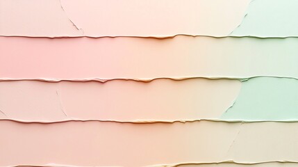 Poster - Elegant and modern background featuring a soft pastel gradient transitioning from pink to beige with a subtle textured noise overlay creating a minimalist and contemporary aesthetic