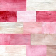 Poster - Pastel Gradient Canvas with Seamlessly Blended Hues of Pink and Beige Subtle Textural Noise and a Modern Minimalist Aesthetic  Serene Calming and Elegant Digital or Background Graphic