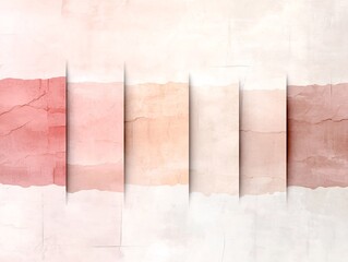 Poster - Elegant pastel backdrop with a gradient moving from soft rose to muted beige accentuated by a delicate textured overlay for a contemporary refined feel created in a digital painting