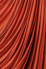 Poster - Red Cloth Close-Up