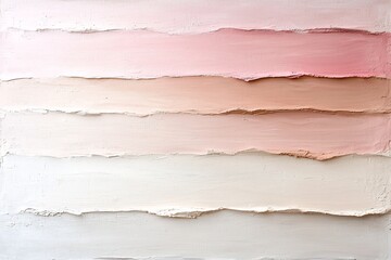 Poster - Gradient canvas shifting from pale pink to warm beige hues complemented by a subtle textured overlay