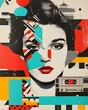 © Sagar - retro-inspired, collage-style artwork Contemporary art collage