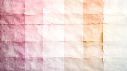 Poster - Serene Pastel Gradient Canvas Cascading from Delicate Pink to Warm Beige Hues Accented by a Delicate Textured Noise Overlay Conveying a Minimalist Modern Vibe