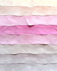 Poster - Minimalist contemporary pastel gradient design showcasing a serene pink to beige ombre effect enhanced by a light film grain overlay digital art with crisp clarity and Scandinavian design influence