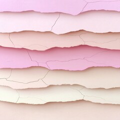 Poster - Mesmerizing pastel gradient seamlessly flowing from delicate pink to soothing beige accentuated by a captivating textural effect that embodies a sleek sophisticated contemporary style