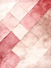 Poster - Pastel gradient scene transitioning from rose to beige hues with a layered lightly textured overlay for a modern elegant aesthetic