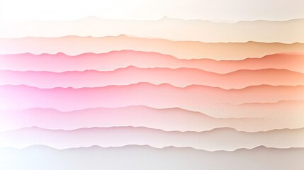 Poster - Sophisticated pastel gradient design with a smooth transition from pink to beige tones featuring a faint textured noise overlay for a contemporary charming aesthetic