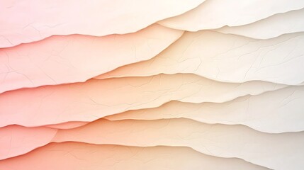 Poster - Minimalist Contemporary Pastel Gradient Background with Soft Pink and Beige Hues Textured Noise Overlay Matte Finish and a Modern Clean Aesthetic Creating a Serene and Calming Atmosphere