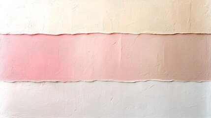 Poster - Minimalist pastel backdrop with a smooth gradient shifting from soft pink to delicate beige accented by a faint textured overlay and a clean contemporary aesthetic  Ideal for creative photography