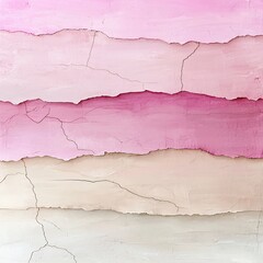 Poster - Captivating pastel gradient art piece featuring a harmonious blend of soft pink and beige hues accentuated by a subtle textural noise effect