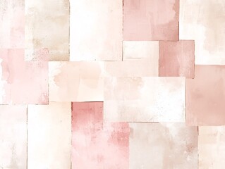 Poster - Pastel Gradient Backdrop Featuring Delicate Pink and Beige Tones with a Subtle Textural Overlay Creating a Tranquil and Soothing Ambiance in a Modern Minimalist Style