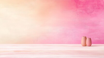 Poster - Pastel Gradient Backdrop with Textured Noise Overlay and Contemporary Digital Soft Focus Modern Minimalist Aesthetic with Soothing Calming Color Palette