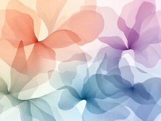 Poster - Pastel gradient background featuring intricate organic pattern textures showcasing a minimalist modern aesthetic with soft focus clarity