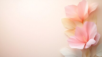 Poster - Soft ethereal pastel gradient background with a subtle textured overlay presenting a clean and elegant contemporary visual style with a minimalist and calming composition