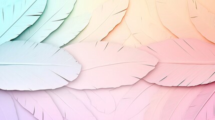 Poster - Elegant pastel gradient background with a subtle textured noise accent and a modern minimalist design  Featuring a balanced composition of soft delicate details and graphic elements for a calming