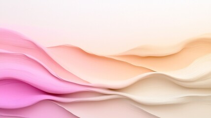 Poster - Pastel gradient background featuring a soft pink to beige hue transition with a modern textured noise overlay showcasing a minimalist contemporary art style in a digital painting format