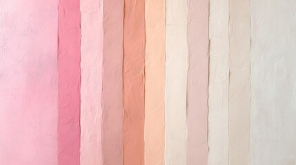 Poster - Serene pastel gradient canvas flowing from soft pink to warm beige hues accented by a subtle textured noise overlay