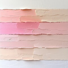 Poster - Soft and Elegant Pastel Gradient Canvas Featuring a Delicate Textural Overlay in Transitioning Light Pink to Beige Hues