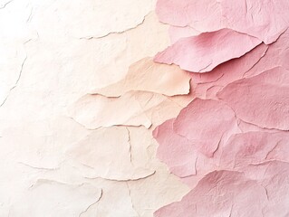 Poster - Serene and Delicate Pastel Gradient Scene with Soft Beige to Pink Color Palette and Faint Textured Background in a Modern Minimalist Style