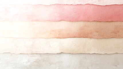 Poster - Refined pastel gradient design featuring a smooth transition from pink to beige tones complemented by a soft textured noise overlay