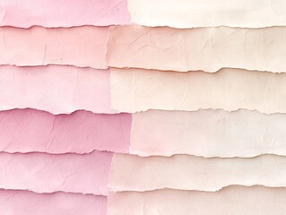 Poster - Soothing pastel gradient blending from pink to beige enhanced by a subtle textural effect and a modern minimalist aesthetic for a tranquil serene scene