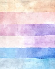 Poster - Muted pastel gradient pattern with soft serene color tones and tactile surface textures arranged in a pared down modernist composition that evokes nostalgic analog photography vibes  A tranquil