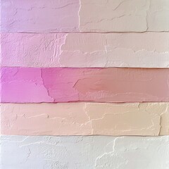 Poster - Harmonious pastel gradient flowing effortlessly from delicate pink to soothing beige accentuated by a captivating textural effect that embodies a sleek contemporary style and elegant aesthetic