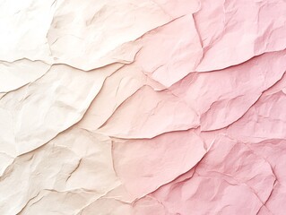 Poster - Serene pastel gradient scene with a delicate faintly textured background in a modern minimalist style  The color palette features soft muted shades of pink beige and off white creating a calming