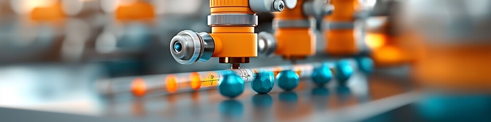 Poster - 3D Rendered Image of a Spectrometer Analyzing and Measuring the Frequency and Wavelength of Solar Radiation for Scientific Research and Energy