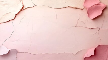 Poster - Soft pastel gradient backdrop shifting from pink to beige with a faint textured overlay creating a contemporary minimalist design