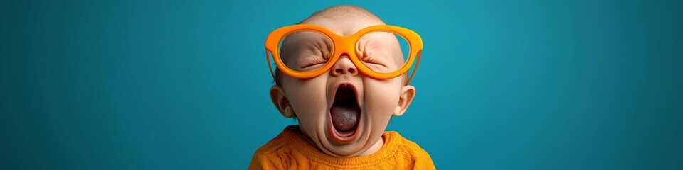 Poster - Vibrant digital depicting the frequency content and spectral analysis of a baby s cry showcasing the expressive and emotional nature of this vocal sound