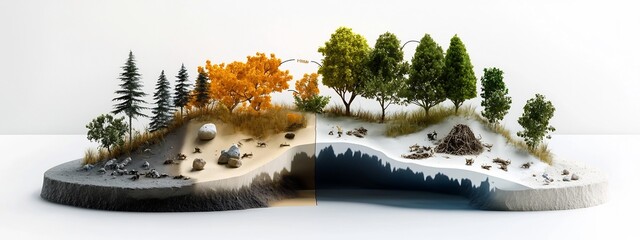 Poster - This digital presents a diagrammatic visualization of the frequency response and dynamics of a population s behavior in relation to changes in habitat fragmentation  The abstract