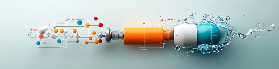 Poster - depicting a diagram that visualizes the frequency response of a mechanical structure when subjected 